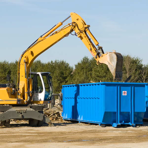 how many times can i have a residential dumpster rental emptied in New Vienna